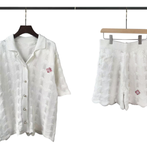 Casablanca Knitted Set All White