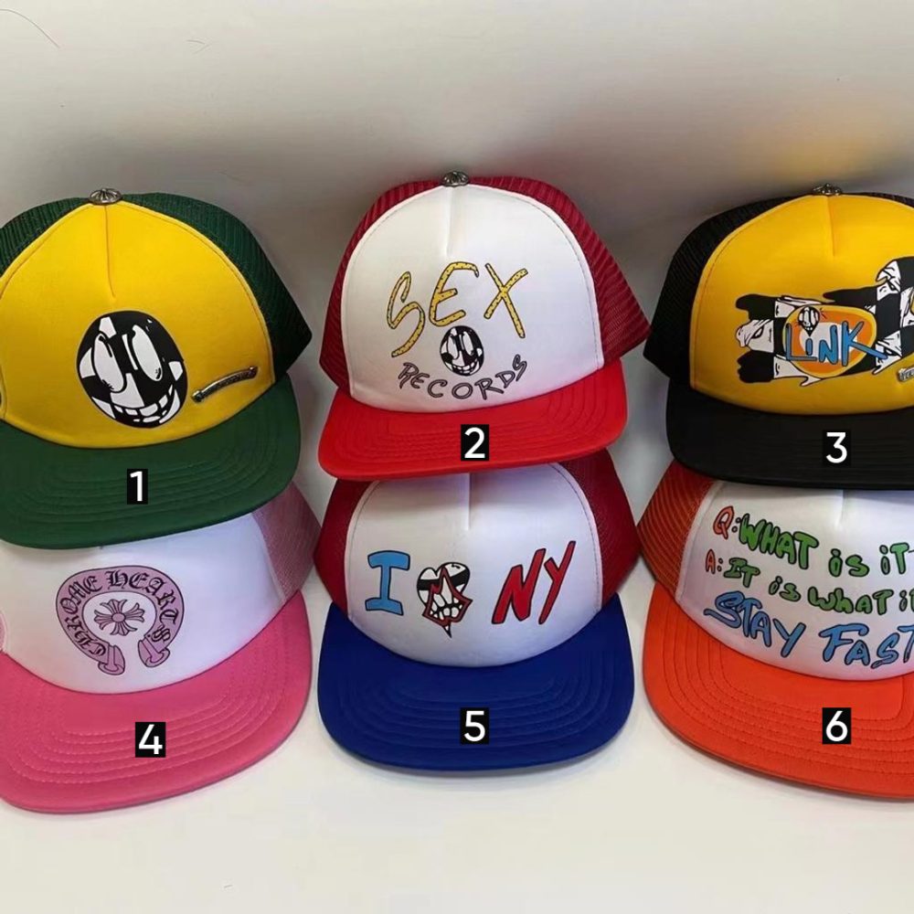 Chrome Hearts Caps Print different colours