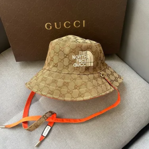 Gucci Bucket Hat TNF Brown Orange
