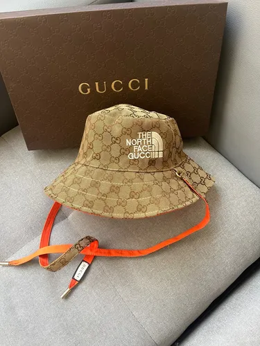 Gucci Bucket Hat TNF Brown Orange