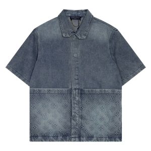 LV Denim Shirt Blue